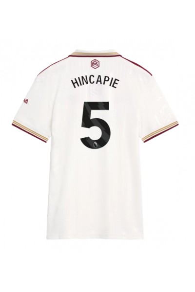 Arsenal Piero Hincapie #5 Jalkapallovaatteet Naisten Kolmaspaita 2025-26 Lyhythihainen Arsenal Piero Hincapie #5 Jalkapallovaatteet Naisten Kolmaspaita 2025-26 Lyhythihainen